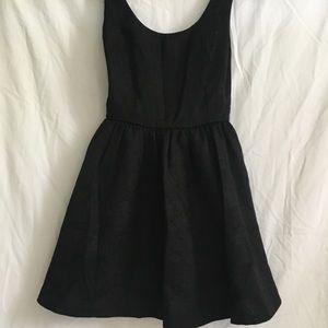 Pretty black fit and flare dress